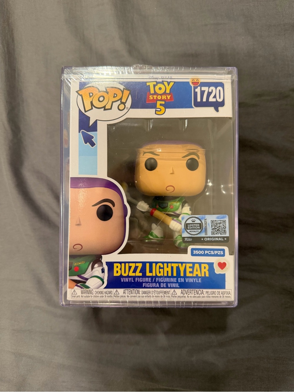 Funko Pop! Toy Story 5 Buzz Lightyear Figure - White, Green, Purple - Picture 1 of 6